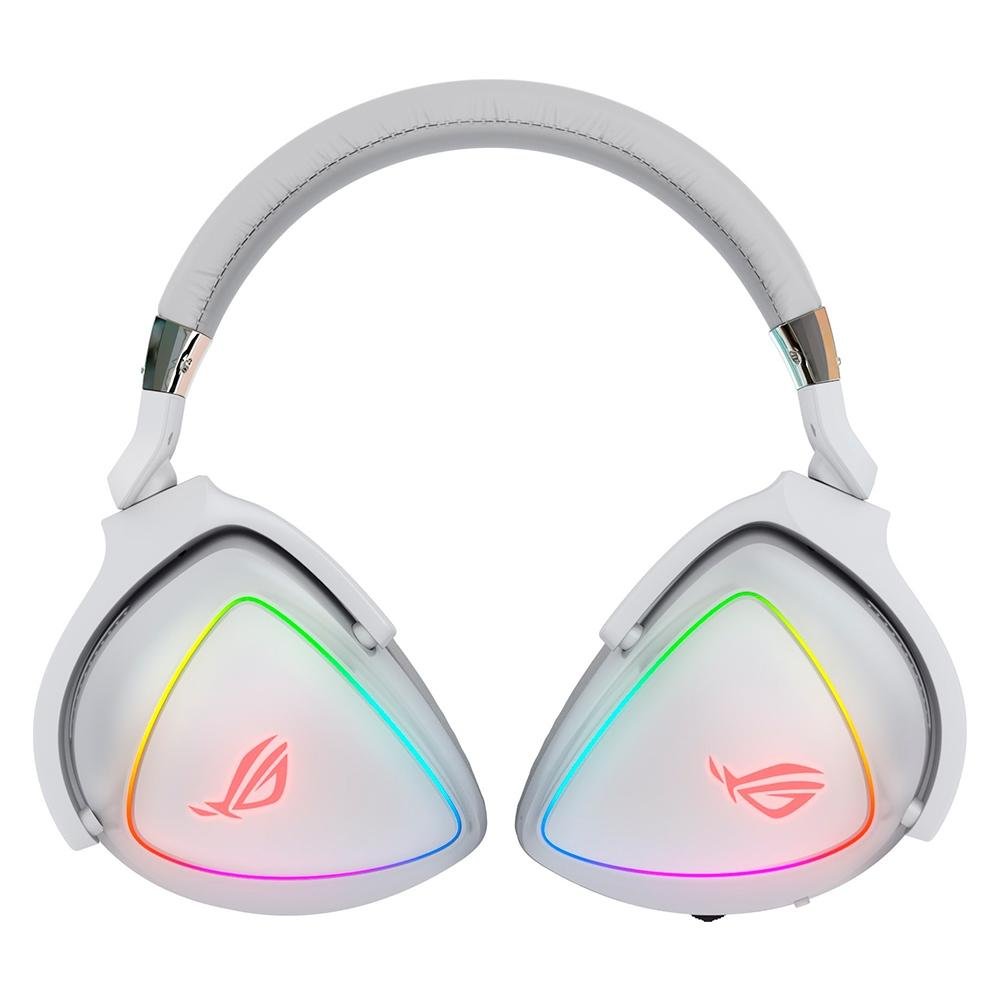 ASUS RGB ゲーミングヘッドセット ROG DELTA WHITE ROG Delta White Edition | Headsets & Áudio | ROG Portugal