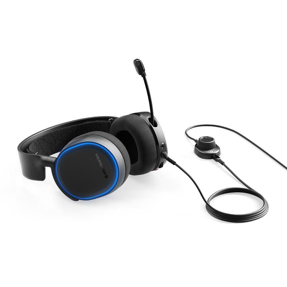 ヘッドホン ARCTIS 5 Headset Gamer Steelseries Arctis 5, RGB, Preto