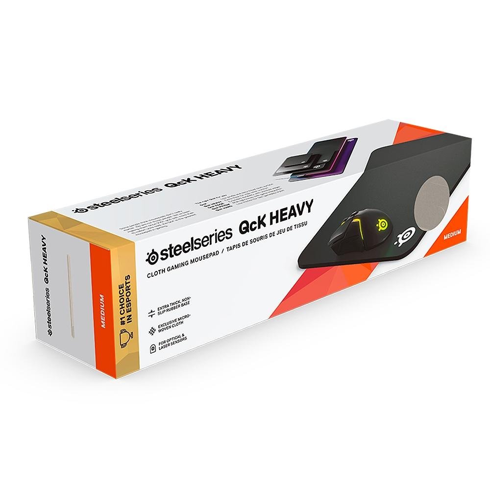 Mousepad Gamer Steelseries QCK Heavy, Médio (320x270mm), Edition 2020 - 63836 - view 3