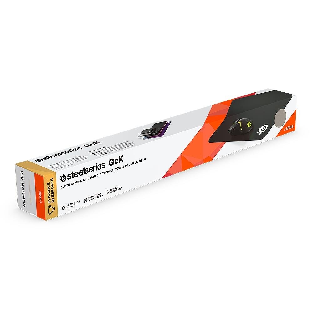Mousepad Gamer Steelseries QCK+, Grande (450x400mm) - 63003