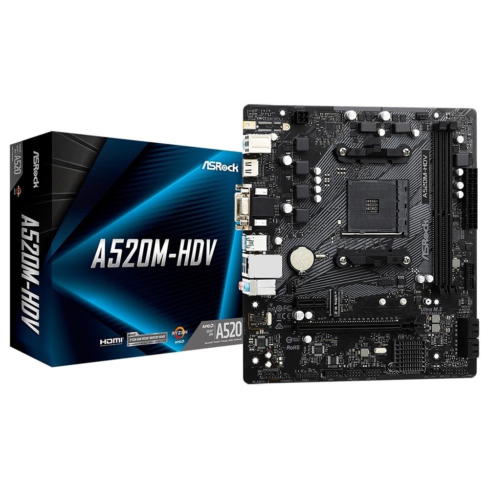 Placa Mãe ASRock A520M-HDV