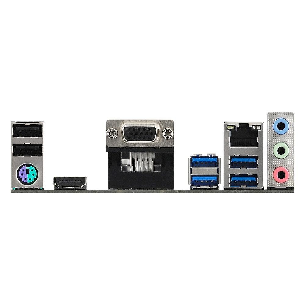 Placa-Mãe ASRock A520M-HVS, AMD AM4, Micro ATX, DDR4, Preto - 90-MXBE60-A0UAYZ - view 5