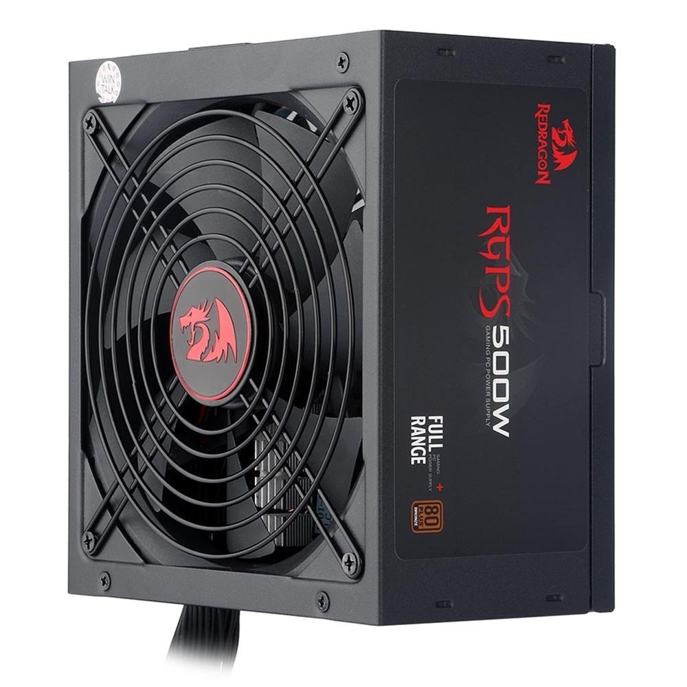 Imagem 2 de 7 do produto Fonte Redragon RGPS, 500W, 80 Plus Bronze - GC-PS001-1