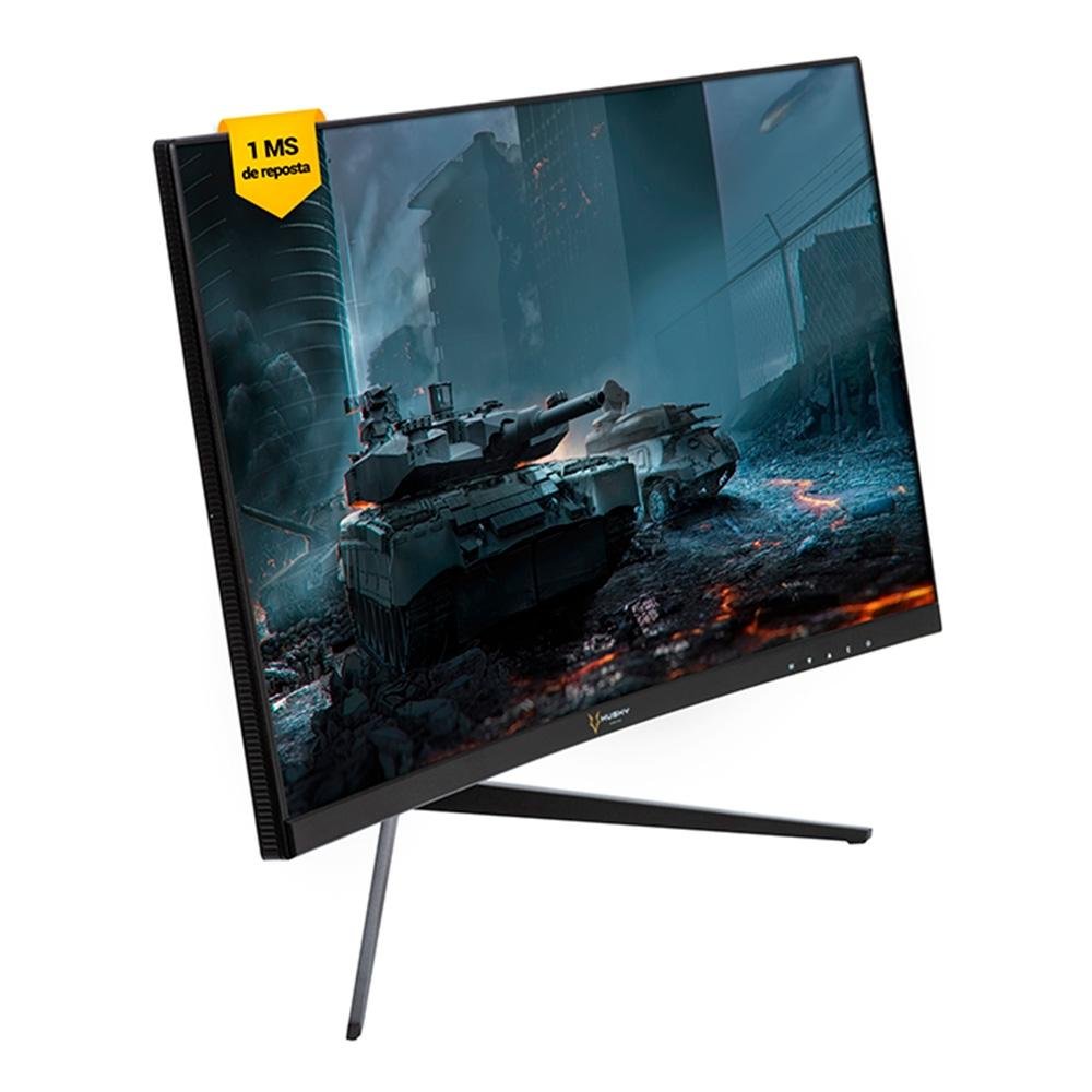 Monitor Gamer Balão.info Snow 23.6 LED Full HD, Curvo, 180Hz, 1ms, HDMI e DisplayPort, 99% sRGB, Adaptive Sync, Ajuste de Ângulo - HGMT000 - view 3