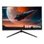 Monitor Gamer Husky Snow 23.6 LED Full HD, Curvo, 180Hz, 1ms, HDMI e DisplayPort, 99% sRGB, Adaptive Sync, Ajuste de Ângulo - HGMT000