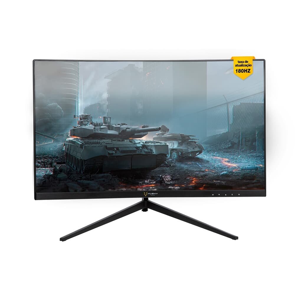 Monitor Gamer Balão.info Snow 23.6 LED Full HD, Curvo, 180Hz, 1ms, HDMI e DisplayPort, 99% sRGB, Adaptive Sync, Ajuste de Ângulo - HGMT000 - view 2