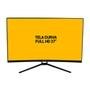 Monitor Gamer Husky Storm 27' LED, Curvo, 180Hz, Full HD, 1ms, DisplayPort e HDMI, 99% sRGB, Adaptive Sync, Ajuste de Ângulo - HGMT001