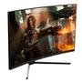 Monitor Gamer Husky Storm 27' LED, Curvo, 180Hz, Full HD, 1ms, DisplayPort e HDMI, 99% sRGB, Adaptive Sync, Ajuste de Ângulo - HGMT001