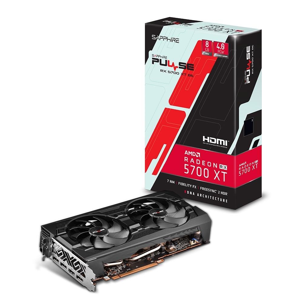 u*a様 SAPPHIRE PULSE RADEON RX 5700 8G Placa de Video Sapphire Pulse Radeon RX 5700 8GB GDDR6 256-bit