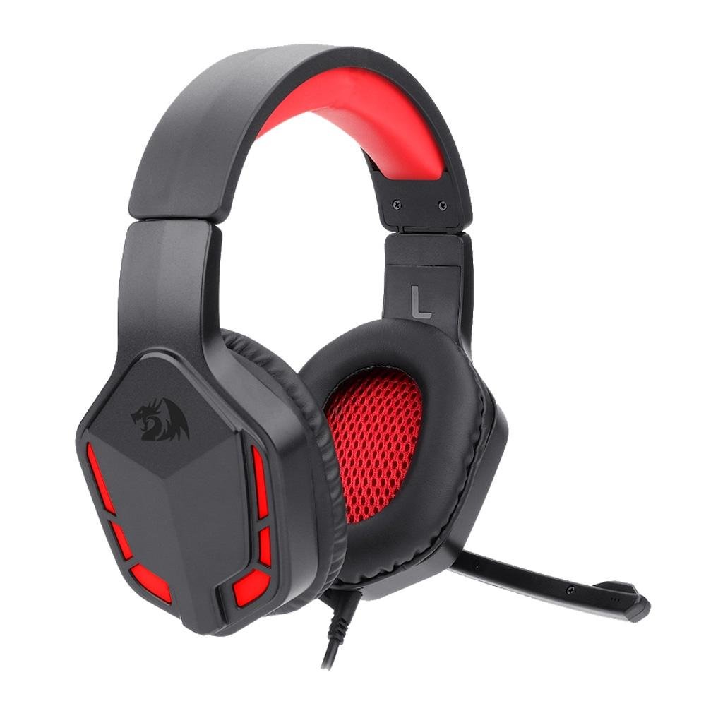 Headset Gamer Redragon Themis 2, Drivers 50mm, Preto/Vermelho - H220N |  KaBuM!