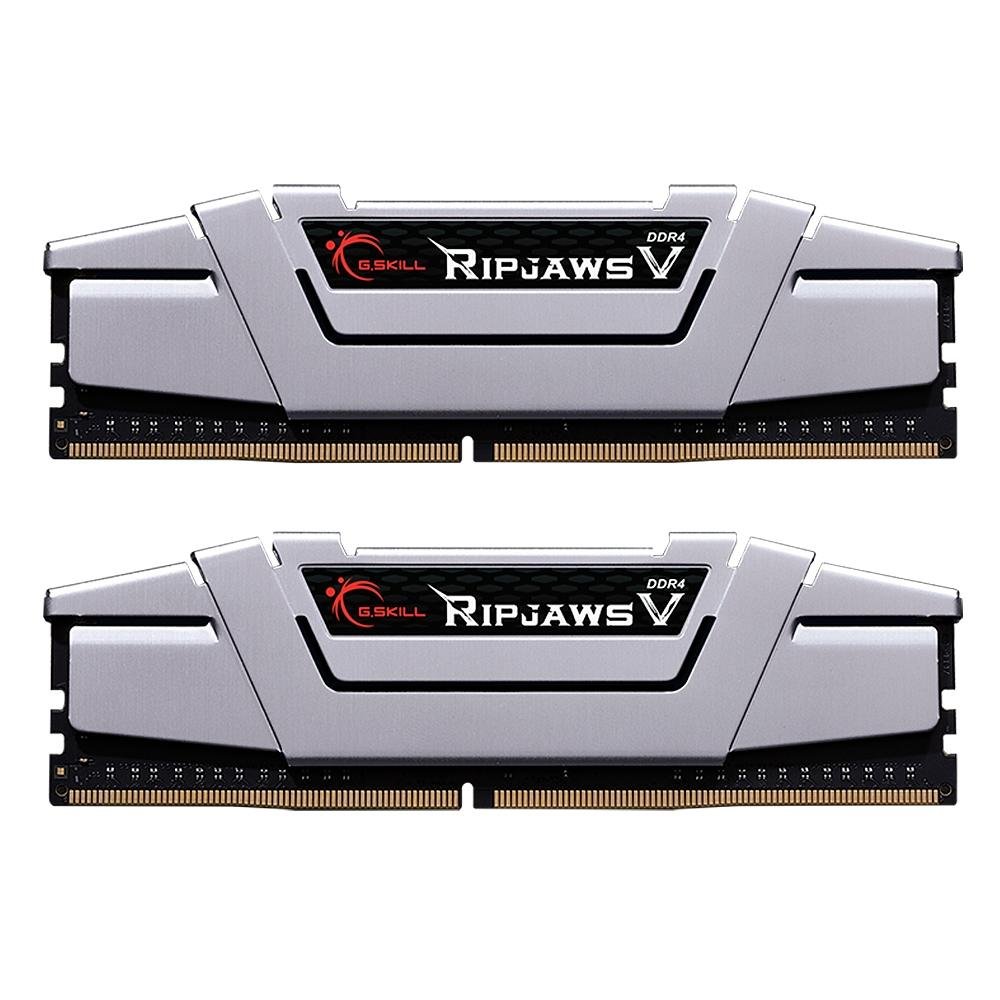 Memória G.Skill Ripjaws V, 16GB (2x8GB), 2800MHz, DDR4, CL15, Prata - F4-2800C15D-16GVSB