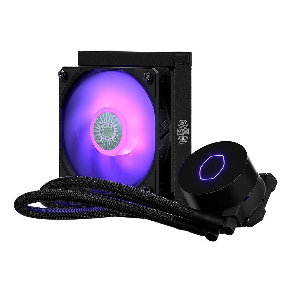 Water Cooler Cooler Master MasterLiquid ML120L V2, RGB, 120mm, AMD/Intel, Preto - MLW-D12M-A18PC-R2 Water Cooler Cooler Master MasterLiquid ML120L V2, RGB, 120mm, AMD/Intel, Preto - MLW-D12M-A18PC-R2