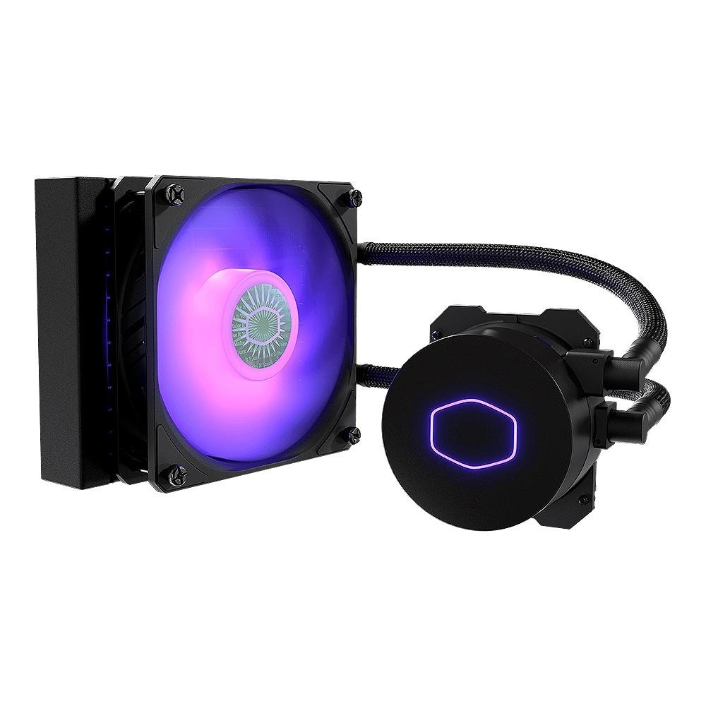 Water Cooler Cooler Master MasterLiquid ML120L V2, RGB, 120mm, AMD/Intel, Preto - MLW-D12M-A18PC-R2 Water Cooler Cooler Master MasterLiquid ML120L V2, RGB, 120mm, AMD/Intel, Preto - MLW-D12M-A18PC-R2
