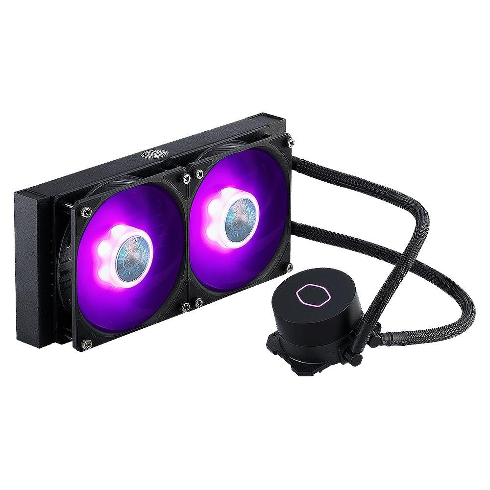 Imagem 2 de 6 do produto Water Cooler Cooler Master MasterLiquid ML240L V2, RGB, 240mm, AMD/Intel, Preto - MLW-D24M-A18PC-R2