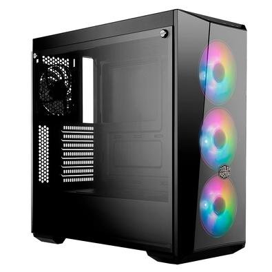 Mostrar seu hardware através de um painel frontal fumê é algo que você não sabia que precisava. O contraste acentuado dos componentes iluminados é enr