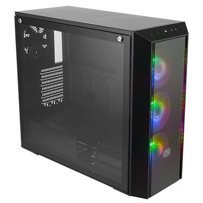 A MasterBox Pro 5 ARGB é uma caixa E-ATX especializada em adaptabilidade de construção e personalização estética. O layout interno se adapta ao tamanh