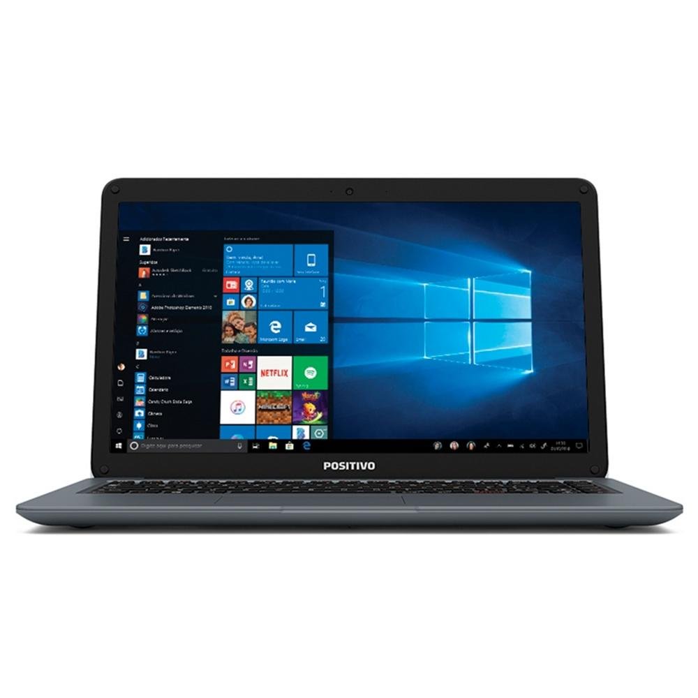 Notebook Positivo Motion i3 4128A Intel Core i3-7020U, 4GB, SSD