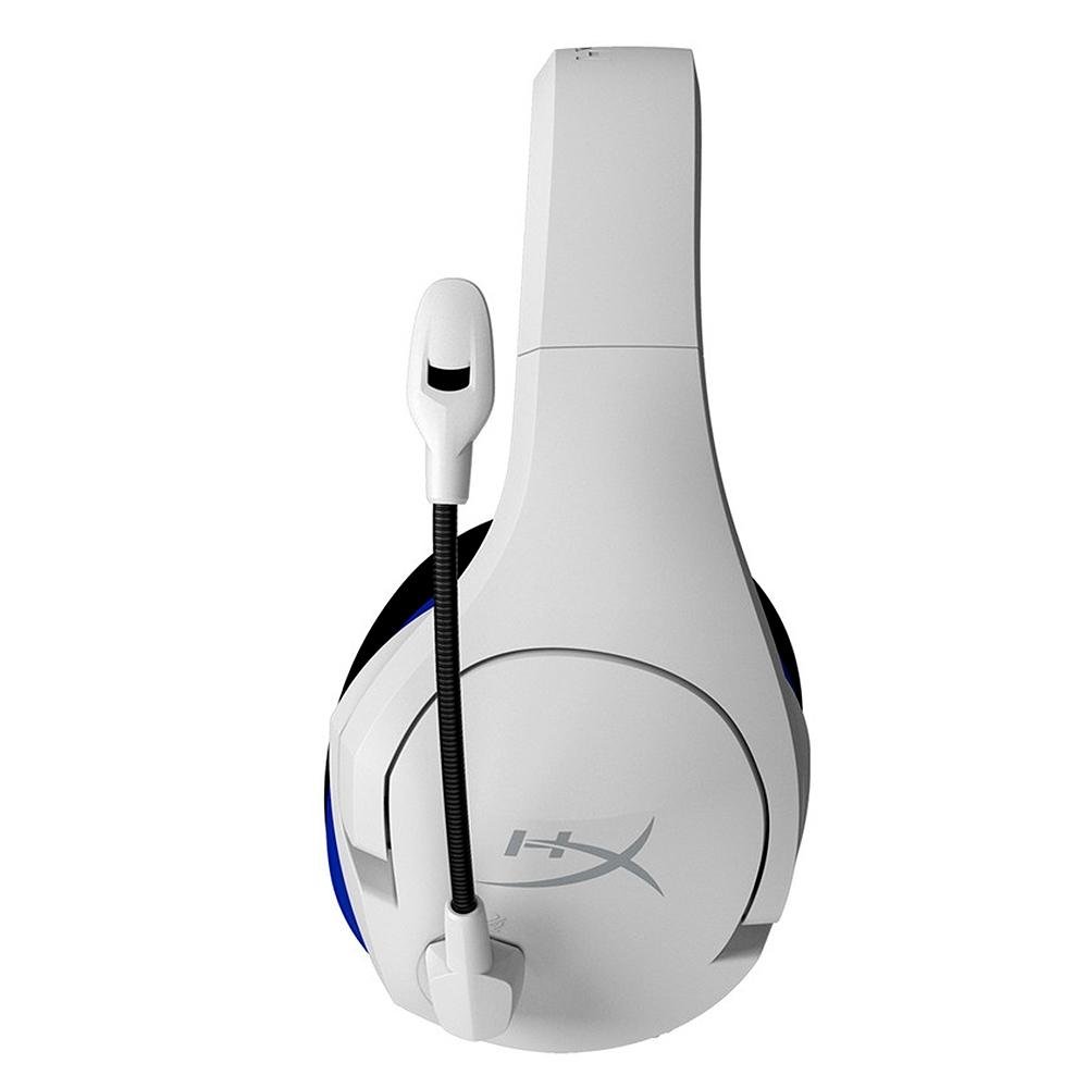Headset Sem Fio Gamer HyperX Cloud Stinger Core, Drivers 40mm, PS5 PS4 e PC, Branco e Azul - 4P5J1AA Headset Sem Fio Gamer HyperX Cloud Stinger Core, Drivers 40mm, PS5 PS4 e PC, Branco e Azul - 4P5J1AA