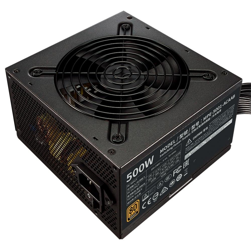 Fonte Cooler Master MWE Bronze V2, 500W, 80 Plus Bronze - MPE-5001-ACAAB-BR Fonte Cooler Master MWE Bronze V2, 500W, 80 Plus Bronze - MPE-5001-ACAAB-BR