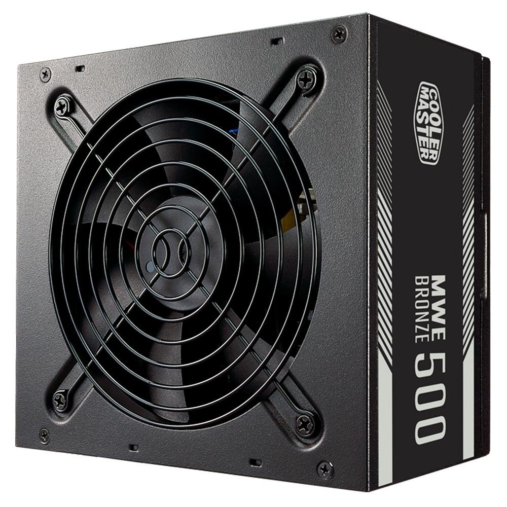 Fonte Cooler Master MWE Bronze V2, 500W, 80 Plus Bronze - MPE-5001-ACAAB-BR Fonte Cooler Master MWE Bronze V2, 500W, 80 Plus Bronze - MPE-5001-ACAAB-BR