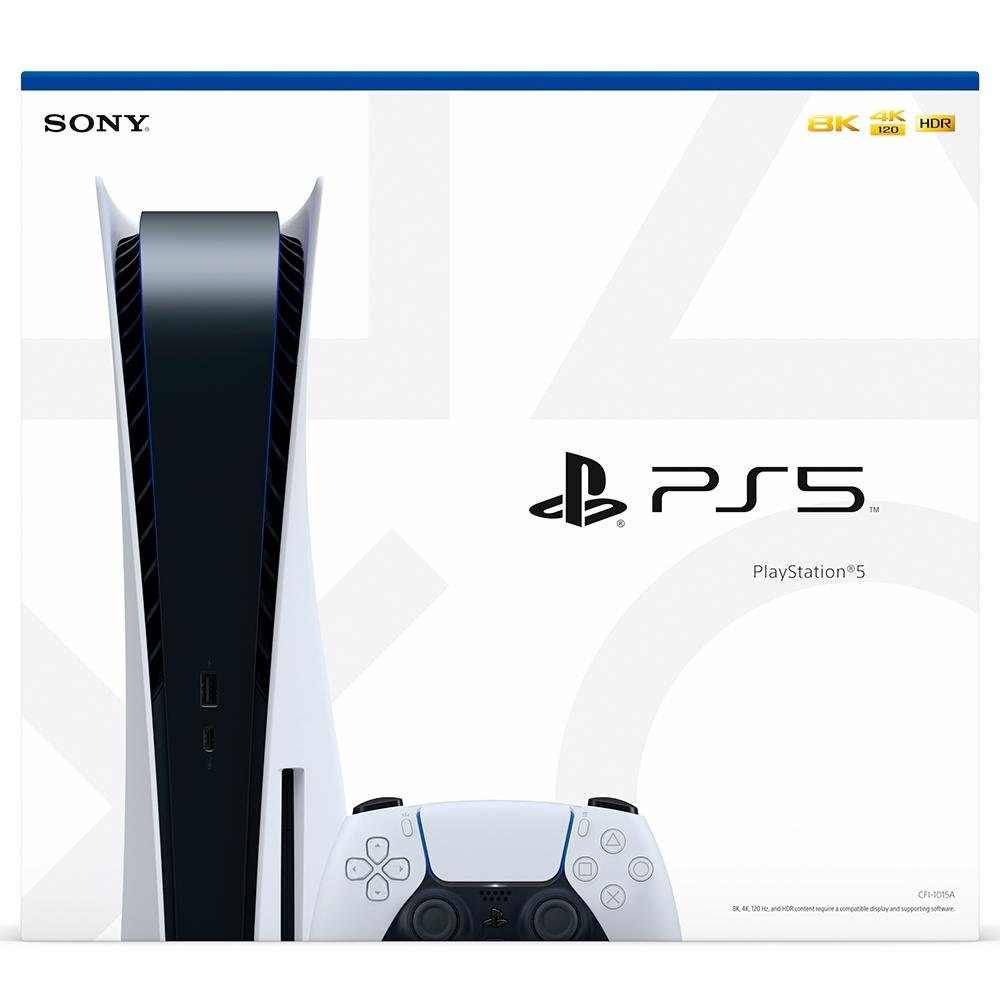 Imagem 6 de 7 do produto Console Sony PlayStation 5, SSD 825GB, Controle Sem Fio Dualsense, Com Mídia Física, Branco