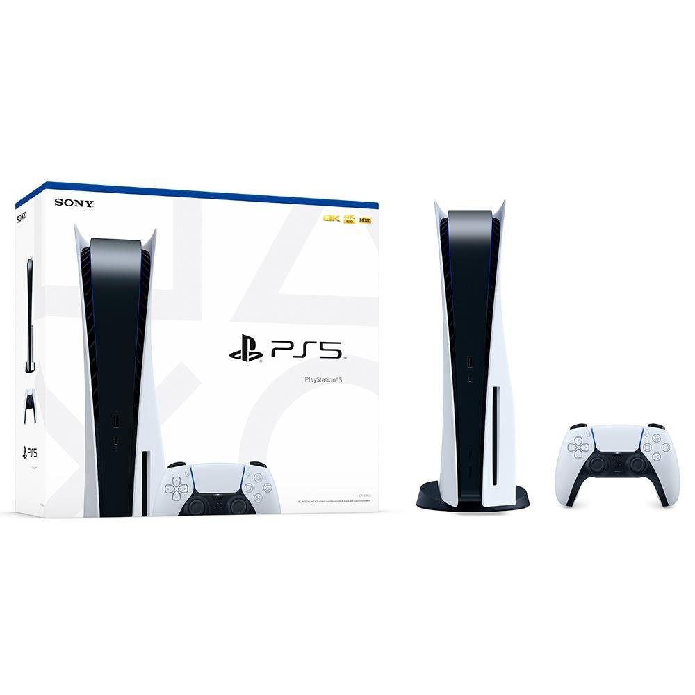 Imagem 5 de 7 do produto Console Sony PlayStation 5, SSD 825GB, Controle Sem Fio Dualsense, Com Mídia Física, Branco