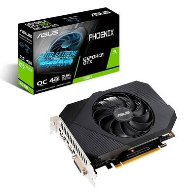 OC Edition: Boost Clock 1635 MHz (modo OC) / 1605 MHz (modo de jogo). A ASUS Phoenix GeForce GTX 1650 foi criada com o desempenho gráfico inovador da
