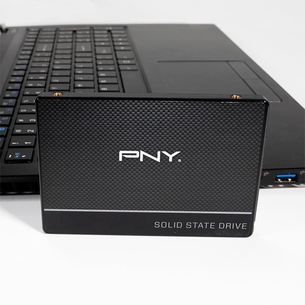 Imagem 4 de 5 do produto SSD PNY CS900, SATA, 480GB, 2.5", Leitura: 550MB/s, Gravação: 500MB/s, Preto - SSD7CS900-480-RB