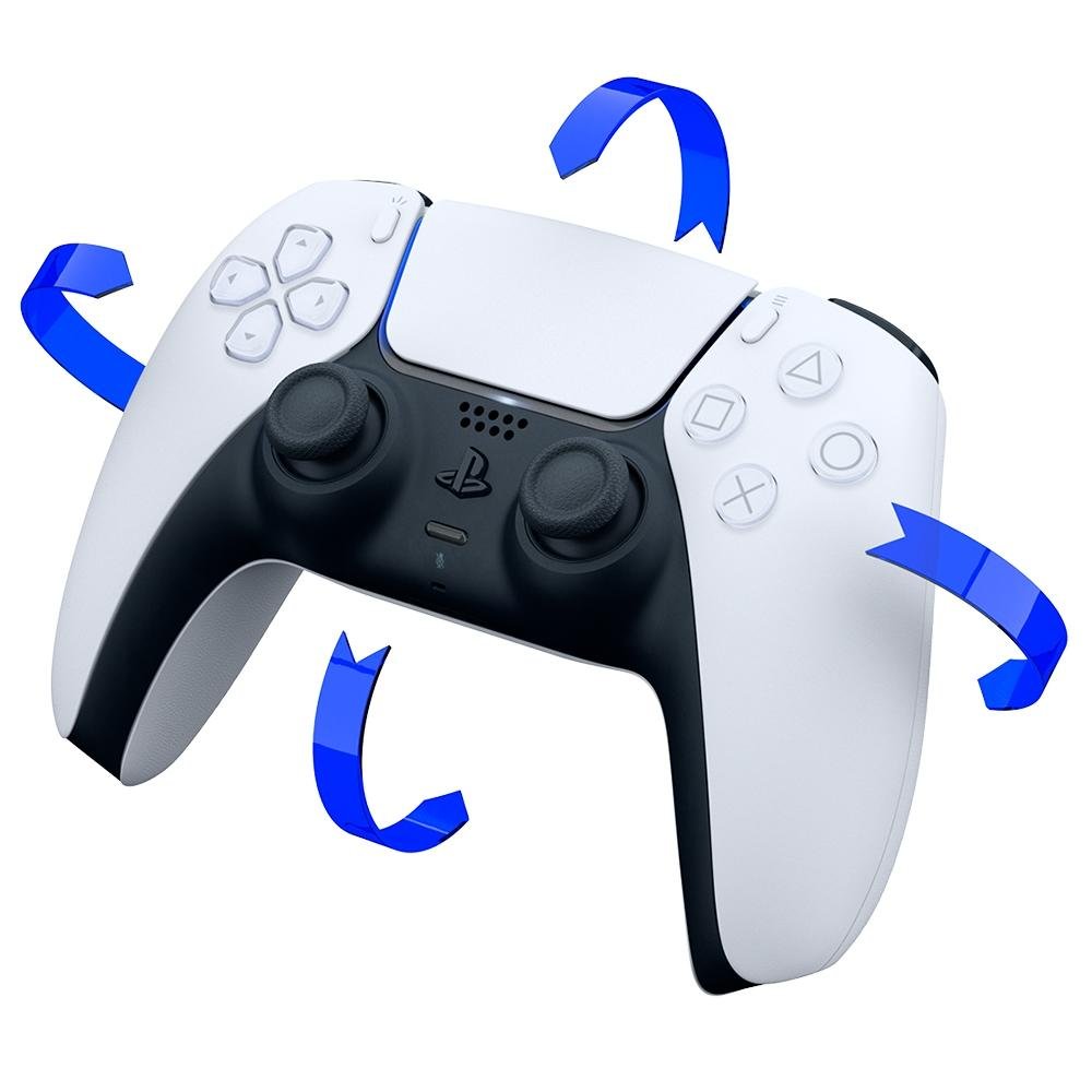 Controle Sony DualSense PS5, Sem Fio, Branco - 3005767 Controle Sony DualSense PS5, Sem Fio, Branco - 3005767