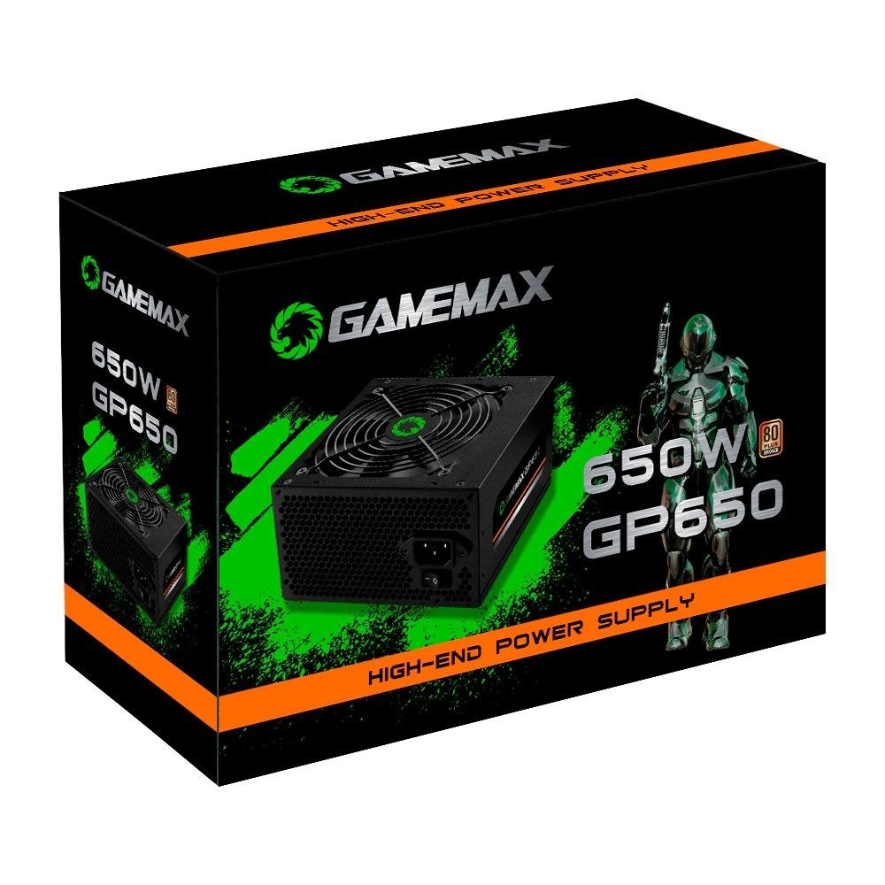 Fonte Gamemax GP650, 650W, 80 Plus Bronze, PFC Ativo, Com Cabo, Preto - GP650 - view 6