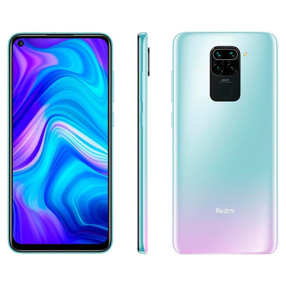 Smartphone Xiaomi Redmi Note 9, 64GB, 48MP, Tela 6.53', Branco Polar White  + Capa Protetora - CX295BRA | KaBuM!