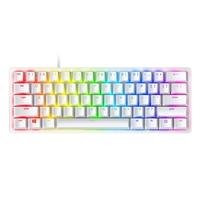 Teclado Óptico-Mecânico Gamer Razer Huntsman Mini, Chroma, Razer Switch Purple, US, Mercury White Entre em uma nova dimensão de ataque com o Razer Hun