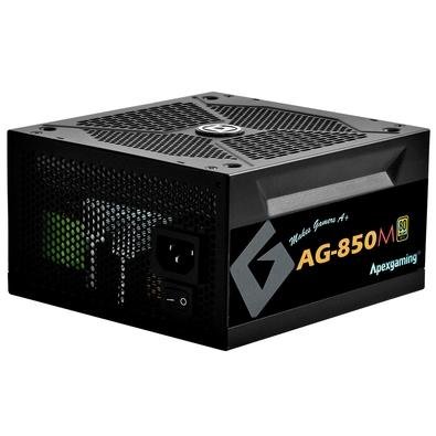 Fonte Apexgaming Power Supply, 850W, 80 Plus Gold, Modular - AG