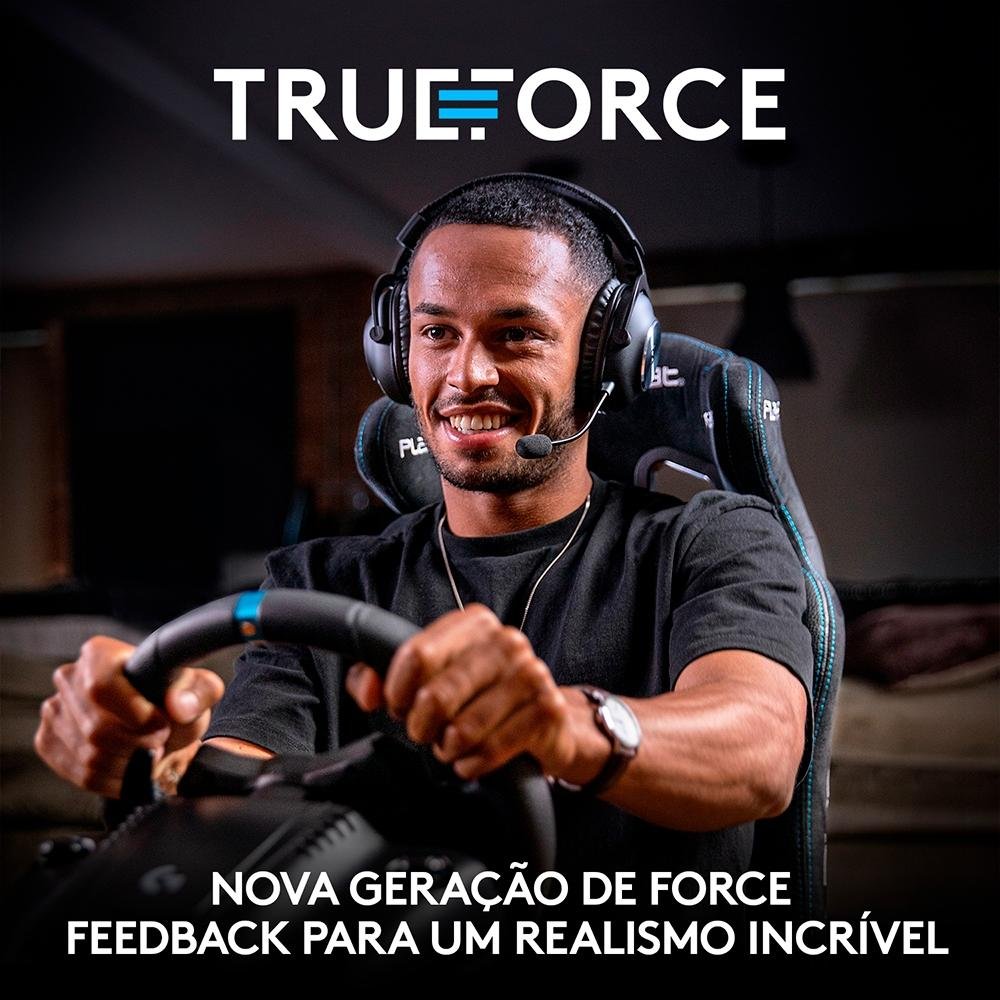 Volante Logitech G923 para PS5, PS4 e PC com Force Feedback TRUEFORCE, Pedais Responsivos, Launch Control - 941-000148 - view 3