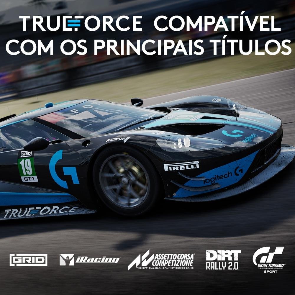 Volante Logitech G923 para PS5, PS4 e PC com Force Feedback TRUEFORCE, Pedais Responsivos, Launch Control - 941-000148 - view 10