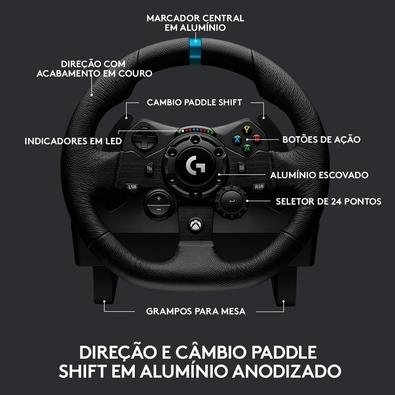 Volante de PC, roda de jogo de corrida USB programável de rotação