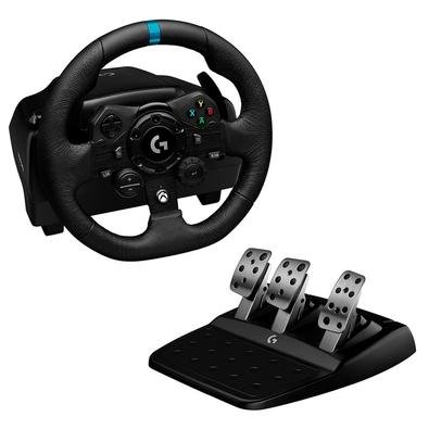 Volante Logitech G923 Xbox, X, One E Pc,Pedais - 941-000157 com o