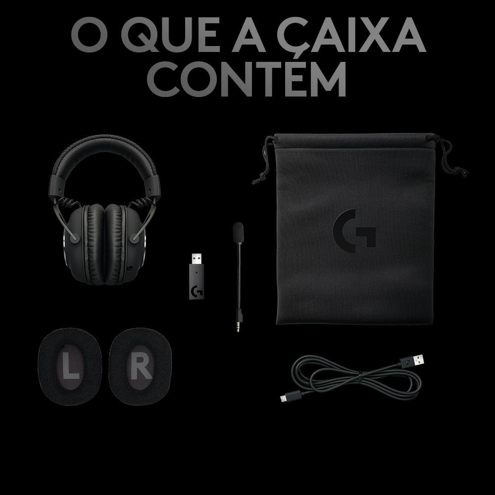 Headset Gamer Sem Fio ( Balão.info) PRO X Wireless ( Balão.info) 7.1 Dolby Surround, Blue VOICE, Drivers PRO-G 50 mm - 981-( Balão.info - foto 9
