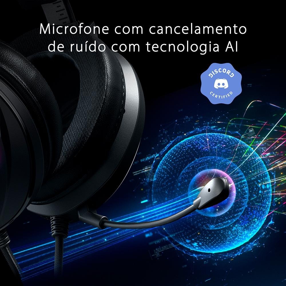 Headset Gamer ASUS ROG Theta 7.1, RGB, 7.1 Som Surrond, Drivers