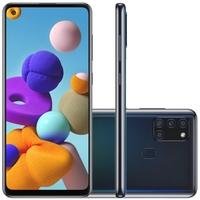 Smartphone Samsung Galaxy A21s, 64GB, 48MP, Tela 6.5´, Preto - SM