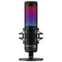 Microfone Gamer HyperX QuadCast S Podcast, Antivibração, LED RGB, USB, Compatível com PC, PS4 e Mac, Preto - 4P5P7AA