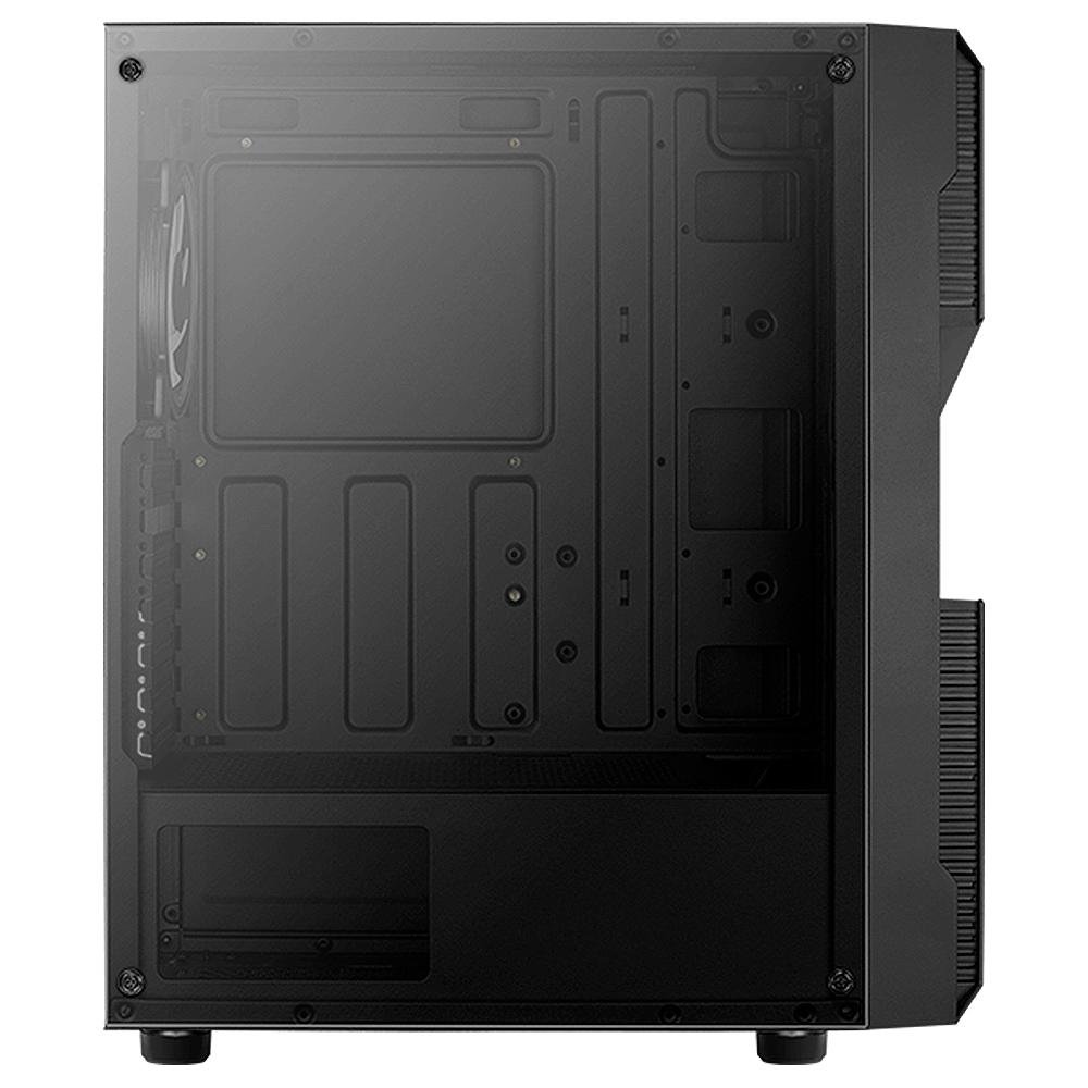 Imagem 8 de 9 do produto Gabinete Gamer Aerocool Menace Saturn FRGB, Mid Tower, RGB, com FAN, Lateral em Vidro - 70616