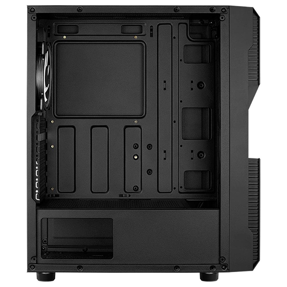 Imagem 7 de 9 do produto Gabinete Gamer Aerocool Menace Saturn FRGB, Mid Tower, RGB, com FAN, Lateral em Vidro - 70616