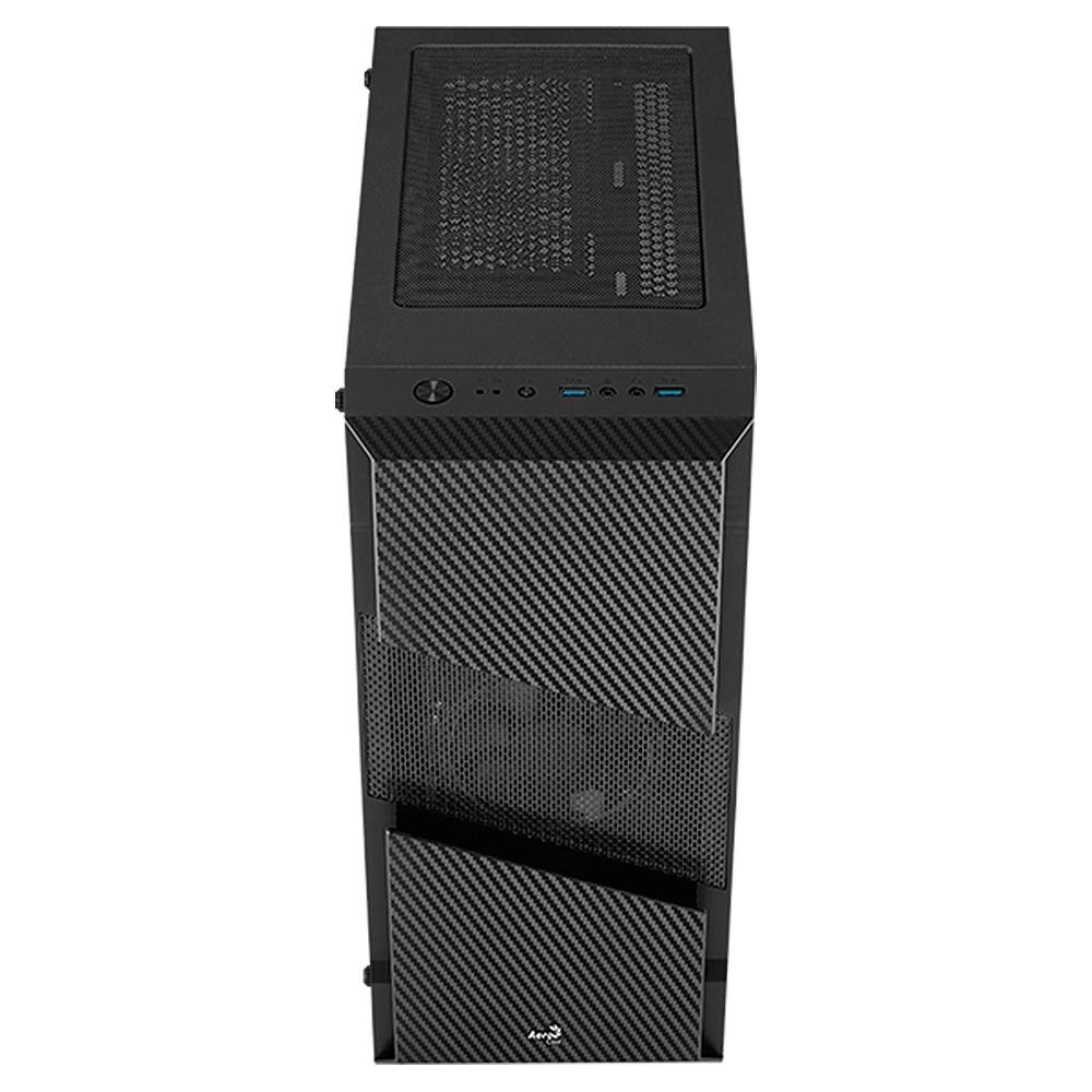 Imagem 4 de 9 do produto Gabinete Gamer Aerocool Menace Saturn FRGB, Mid Tower, RGB, com FAN, Lateral em Vidro - 70616