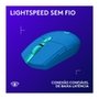 Mouse Gamer Sem Fio Logitech G305 LIGHTSPEED com 6 Botões Programáveis e Até 12.000 DPI, Azul - 910-006013