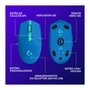 Mouse Gamer Sem Fio Logitech G305 LIGHTSPEED com 6 Botões Programáveis e Até 12.000 DPI, Azul - 910-006013