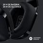 Headset Gamer Sem Fio Logitech G733 7.1 Dolby Surround RGB LIGHTSYNC, Blue VOICE para PC e PlayStation, Preto - 981-000863