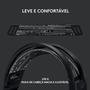 Headset Gamer Sem Fio Logitech G733 7.1 Dolby Surround RGB LIGHTSYNC, Blue VOICE para PC e PlayStation, Preto - 981-000863