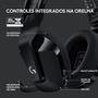 Headset Gamer Sem Fio Logitech G733 7.1 Dolby Surround RGB LIGHTSYNC, Blue VOICE para PC e PlayStation, Preto - 981-000863