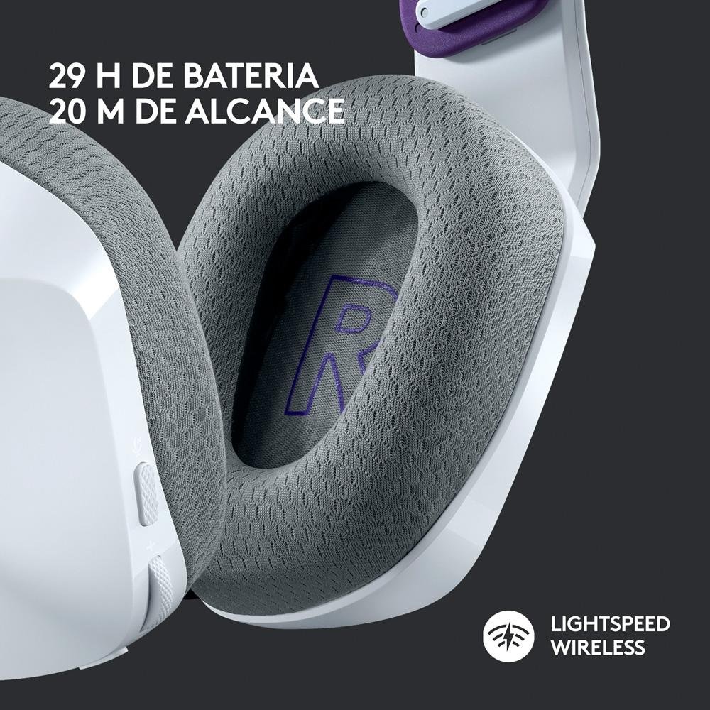 Headset Gamer Sem Fio Logitech G733 7.1, RGB